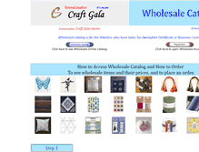 Tablet Screenshot of craftgala.com